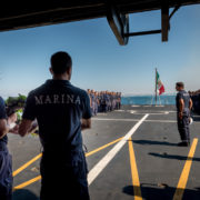 Esercitazione della Marina ad Haifa, Nave Scirocco (Foto Marina Militare)