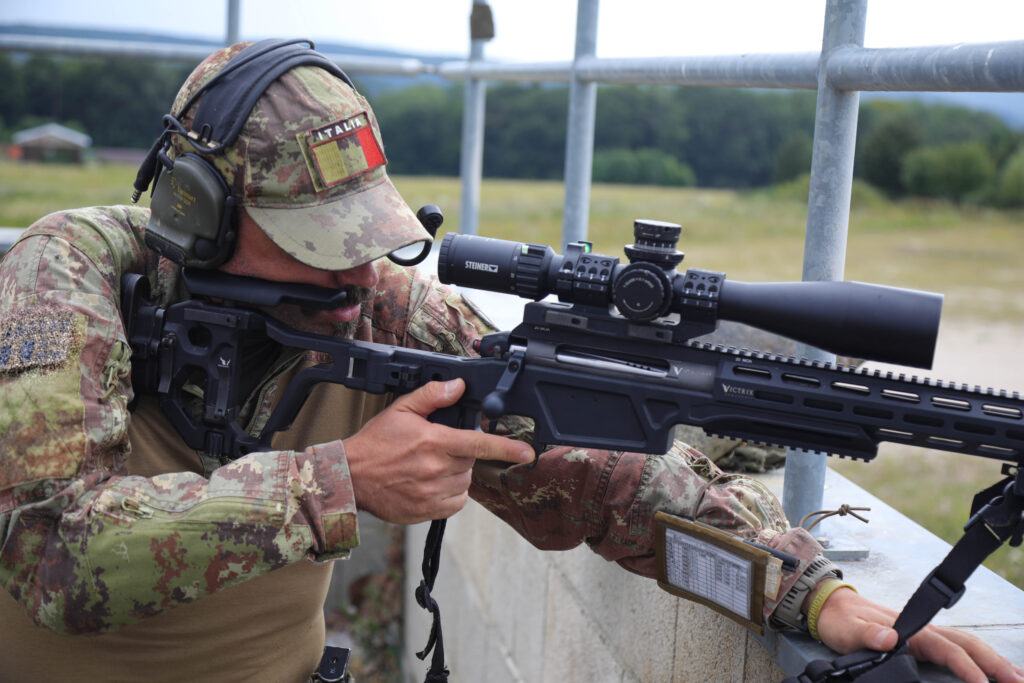 Tiratori italiani all'European snipe competition (foto Esercito Italiano)