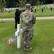 Commemorazione caduti Usa cimitero americano firenze