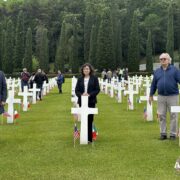 Commemorazione caduti Usa cimitero americano firenze